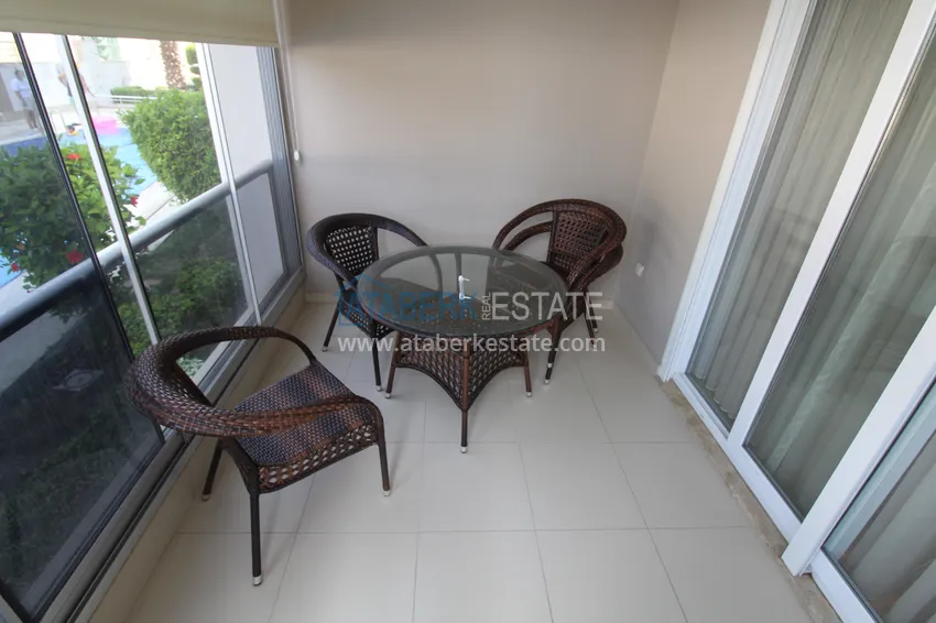 Purchase  2+1 apartment on the first line in Kestel - garden duplex with furniture  9 
