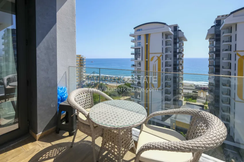 Purchase Apartment 1+1 on the beachfront in Mahmutlar — furnished and with panoramic sea views 11