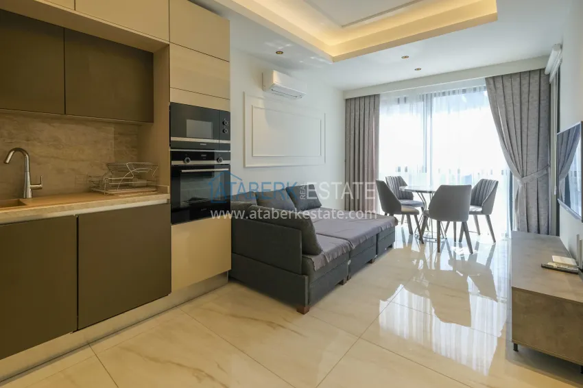 Purchase Apartment 1+1 on the beachfront in Mahmutlar — furnished and with panoramic sea views 1