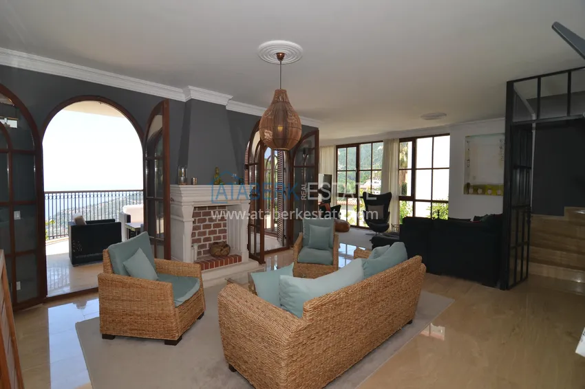 Purchase Luxury villa in Alanya, Bektash - private house with pool and panoramic surroundings 14