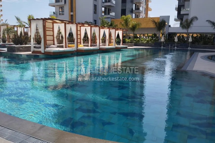 Apartment 1+1 on the beachfront in Mahmutlar — furnished and with panoramic sea views 14