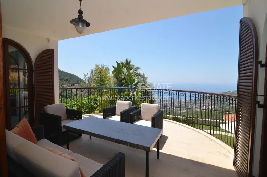 Purchase Luxury villa in Alanya, Bektash - private house with pool and panoramic surroundings 24