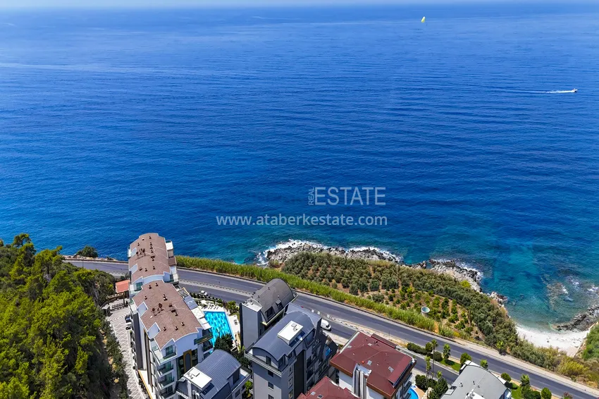 1+1 apartment on the first line in Kargicak - premium complex 5 