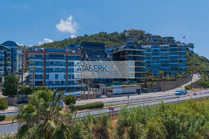 1+1 apartment on the first line in Kargicak - premium complex 6 