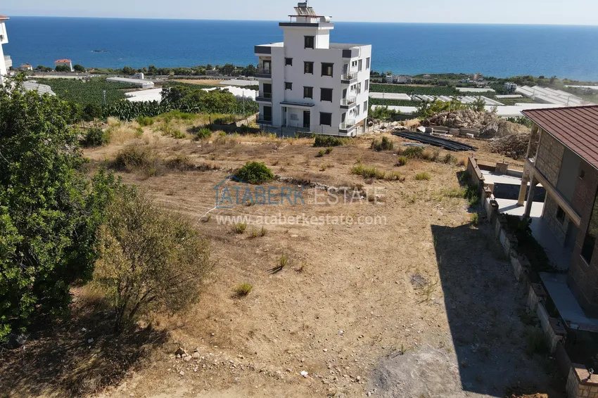 Land in Alanya, Incekum district - for the construction of a villa with sea view 2 