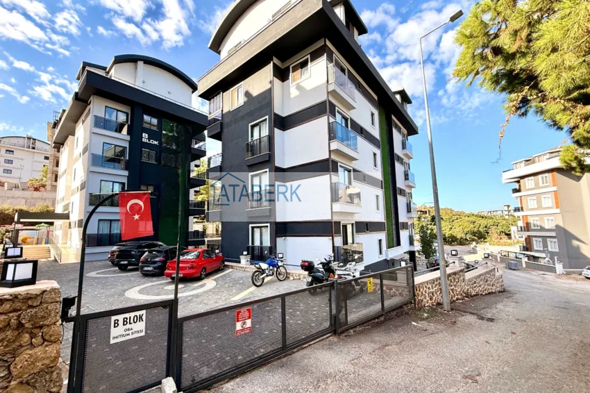 1+1 apartment in Oba, Alanya — partially furnished 12 