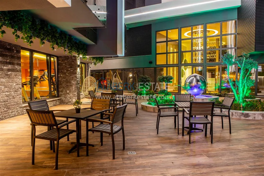 Apartment 1+1 in the center of Alanya for a residence permit - luxury residence 250 meters from Cleopatra Beach 17 