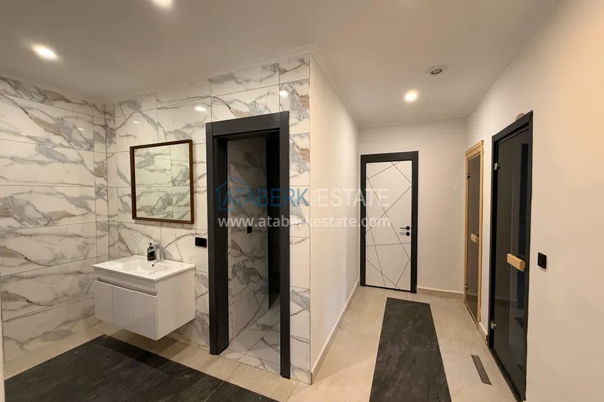 1+1 apartment in Oba, Alanya — partially furnished 18 