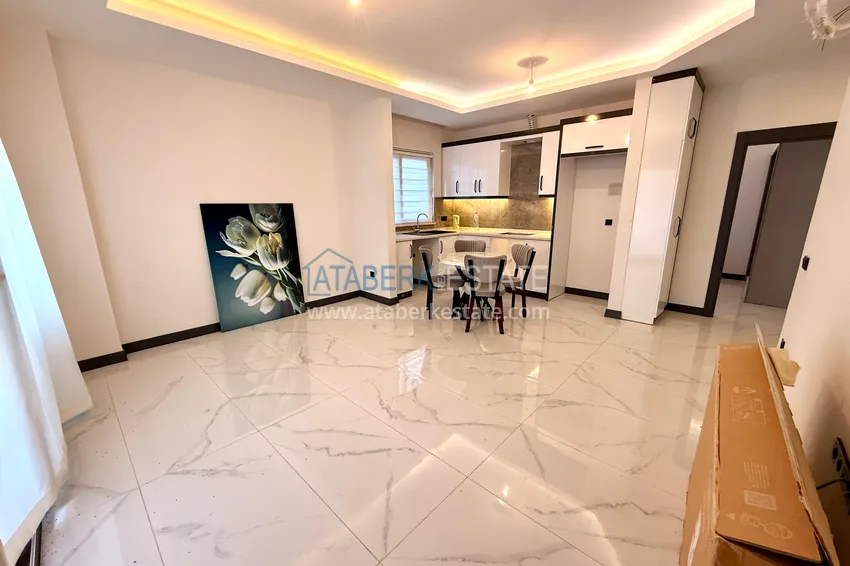 Purchase 1+1 apartment in Oba, Alanya — partially furnished 4 