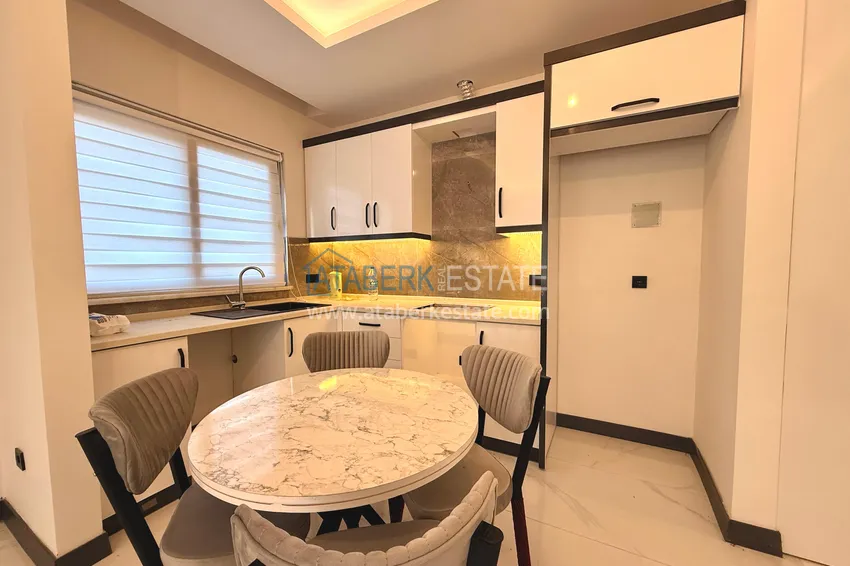 Purchase 1+1 apartment in Oba, Alanya — partially furnished 5 