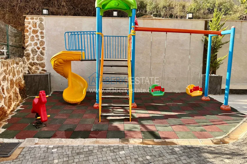 1+1 apartment in Oba, Alanya — partially furnished 8 