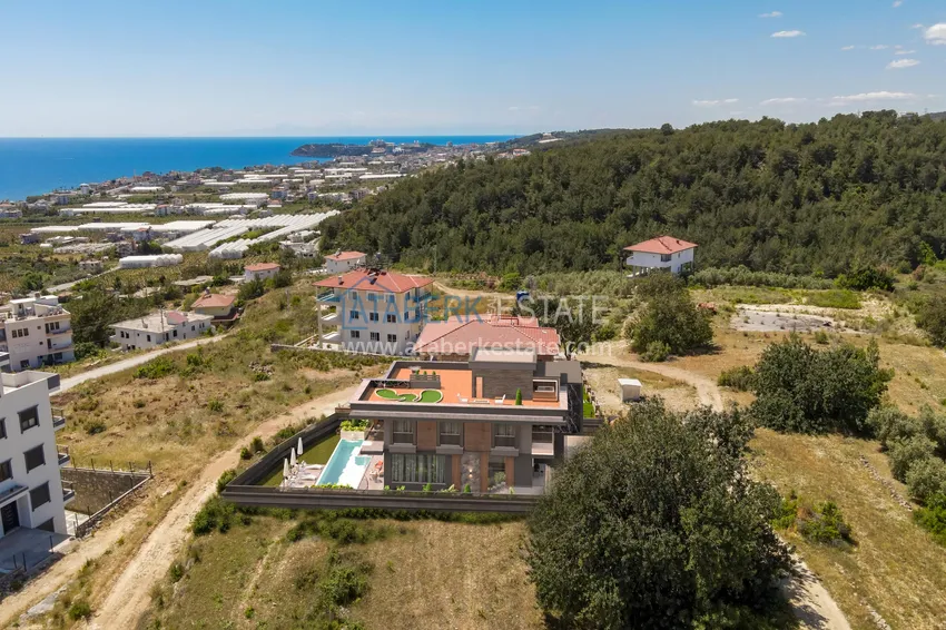Land in Alanya, Incekum district - for the construction of a villa with sea view 9 