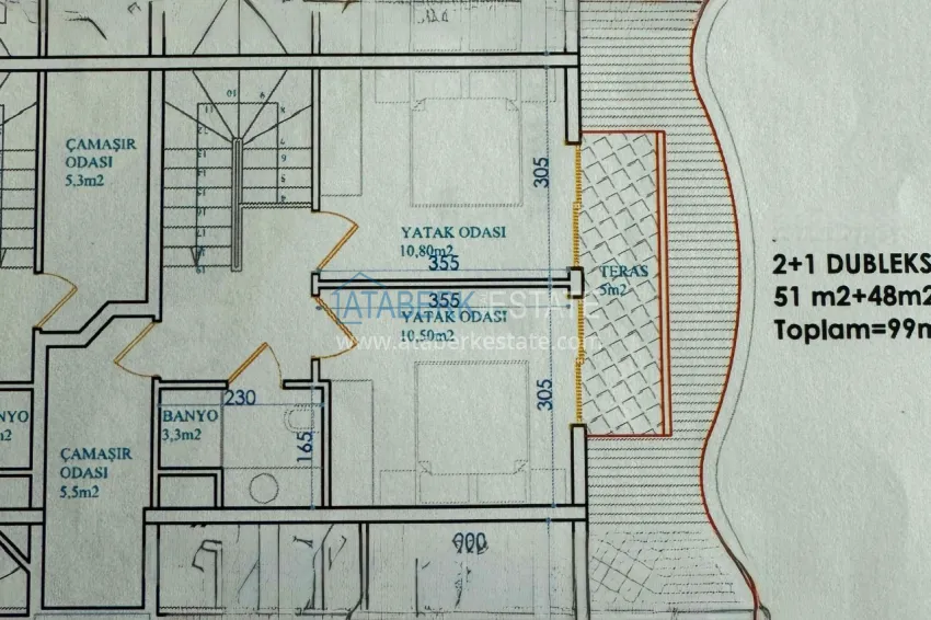 Buy cheap 2+1 two-story penthouse in Alanya, Upper Oba district — with a fine finish 3 