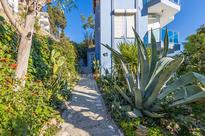 1+1 apartment in the center of Alanya, Kale Peninsula - furnished and with panoramic sea views 10 