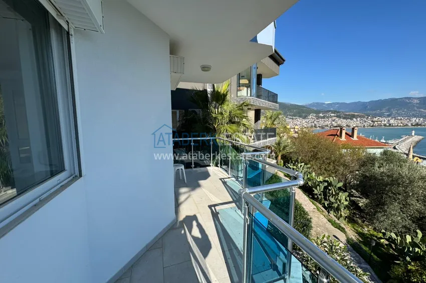 Purchase 1+1 apartment in the center of Alanya, Kale Peninsula - furnished and with panoramic sea views 12 