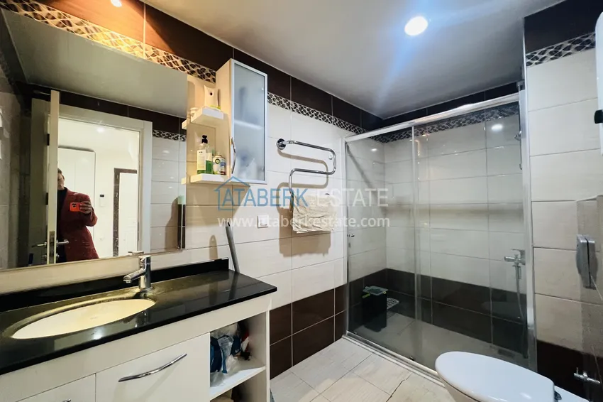 Purchase Penthouse 5+1 in Avsallar from the owner - duplex with furniture and sea views 18