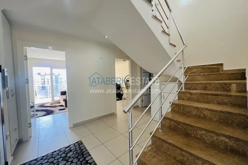 Purchase Penthouse 5+1 in Avsallar from the owner - duplex with furniture and sea views 2