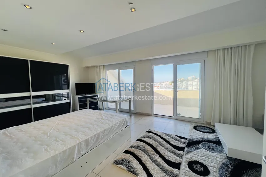 Purchase Penthouse 5+1 in Avsallar from the owner - duplex with furniture and sea views 31