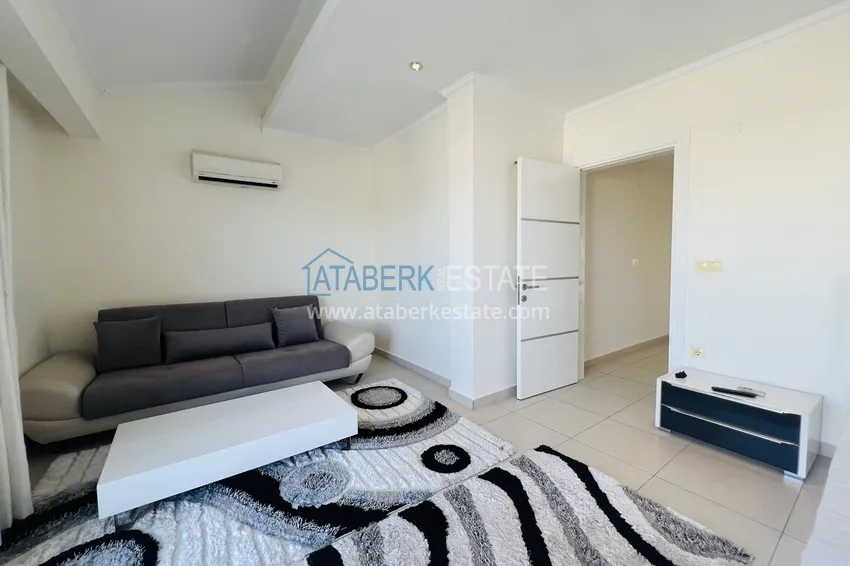 Purchase Penthouse 5+1 in Avsallar from the owner - duplex with furniture and sea views 33