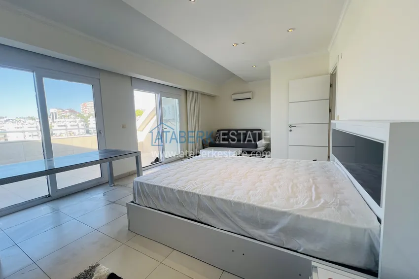 Purchase Penthouse 5+1 in Avsallar from the owner - duplex with furniture and sea views 34