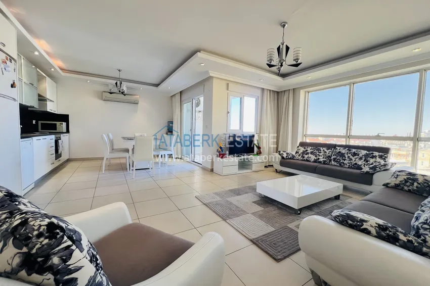 Purchase Penthouse 5+1 in Avsallar from the owner - duplex with furniture and sea views 4