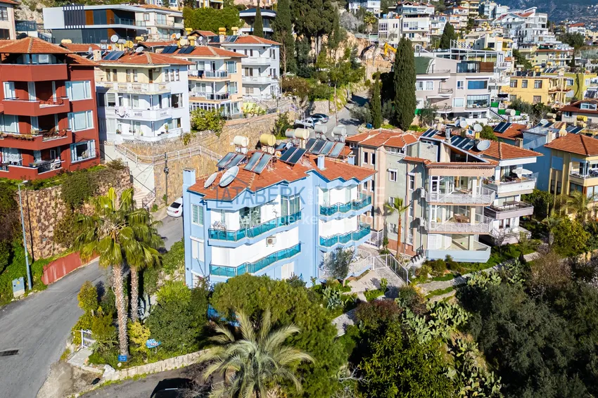 1+1 apartment in the center of Alanya, Kale Peninsula - furnished and with panoramic sea views 5 