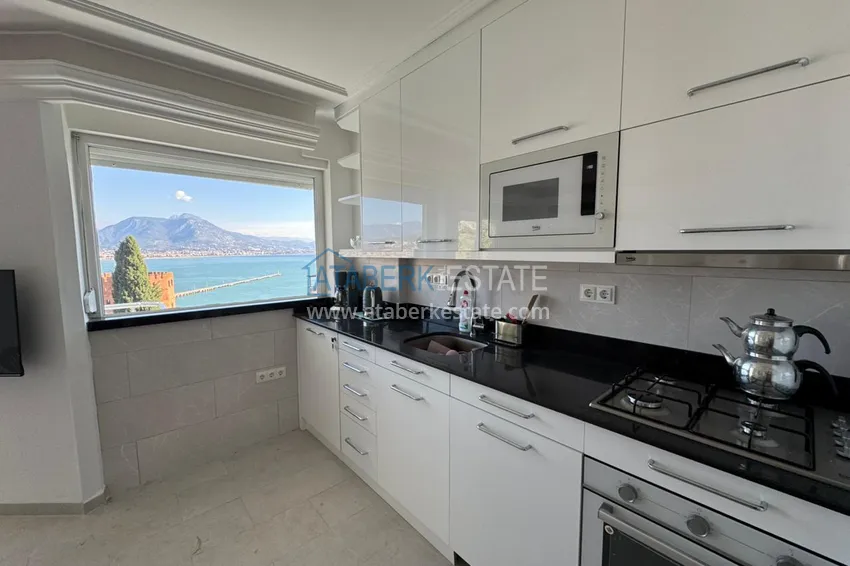 Purchase 1+1 apartment in the center of Alanya, Kale Peninsula - furnished and with panoramic sea views 5 