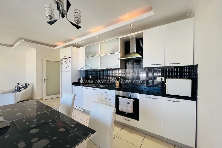 Purchase Penthouse 5+1 in Avsallar from the owner - duplex with furniture and sea views 6