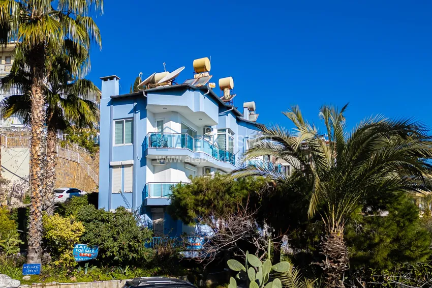 1+1 apartment in the center of Alanya, Kale Peninsula - furnished and with panoramic sea views 8 