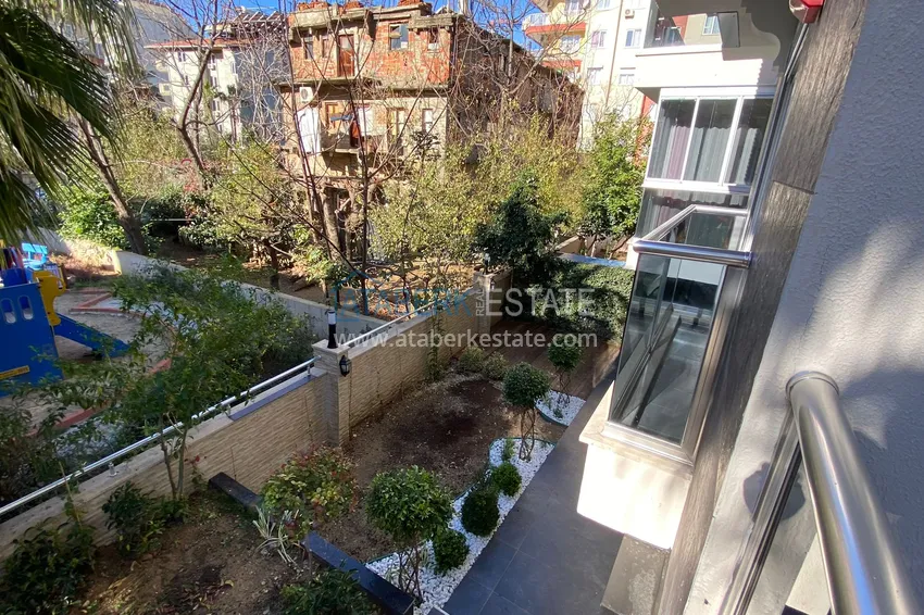 Purchase 4+1 garden duplex in the center of Alanya — property for citizenship 12