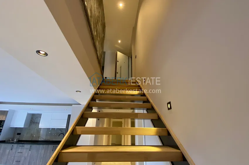 Purchase 4+1 garden duplex in the center of Alanya — property for citizenship 14