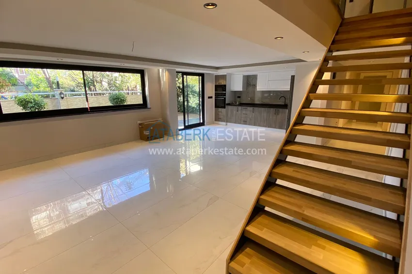 Purchase 4+1 garden duplex in the center of Alanya — property for citizenship 15