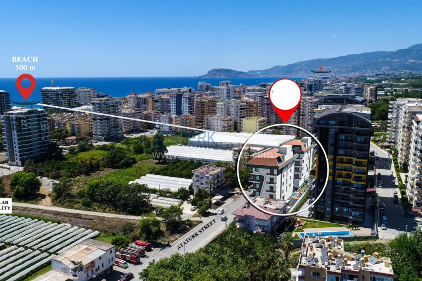 1+1 apartment for rent in Mahmutlar — furnished, near the sea A5 1 