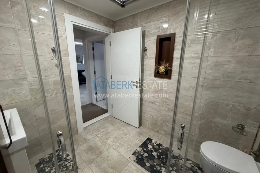 Purchase One bedroom apartment 83 m2 with furniture and a glazed balcony in the center of Mahmutlar - directly from the owner 6 