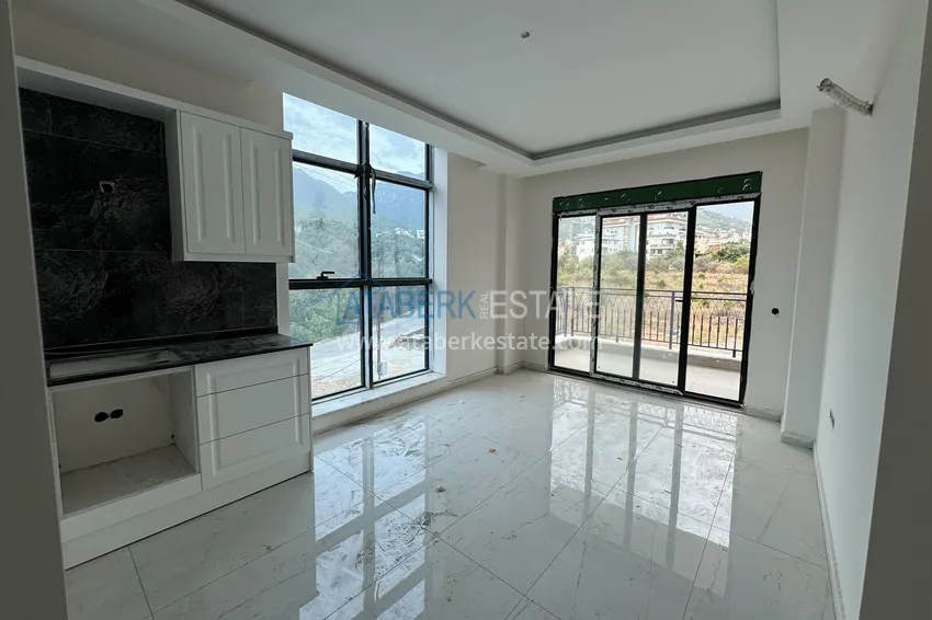 Purchase 1+1 apartment with mountain views in Alanya, Oba district 2 