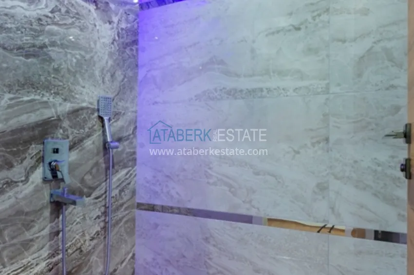 3+1 apartment in the center of Alanya, Keykubat beach area — single-level with furniture  25 