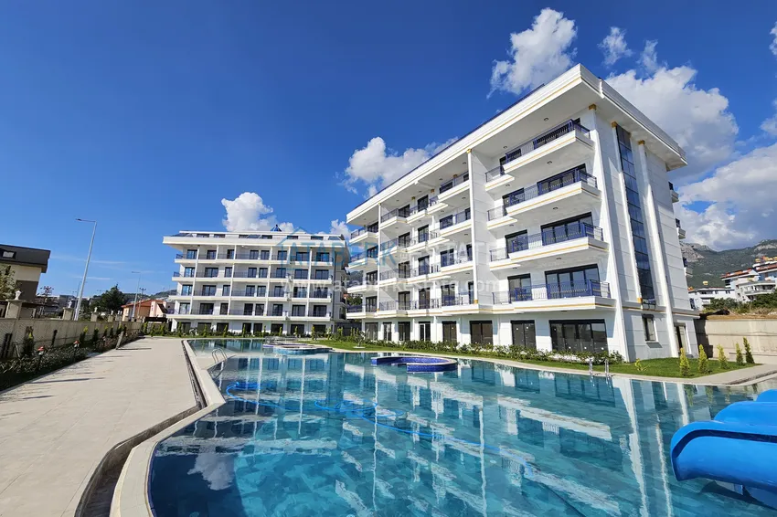 1+1 apartment with mountain views in Alanya, Oba district 3 