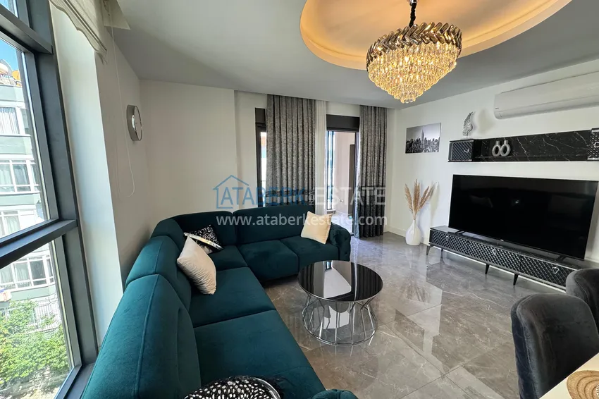 Purchase  3+1 apartment in the center of Alanya, Keykubat beach area — single-level with furniture  4 