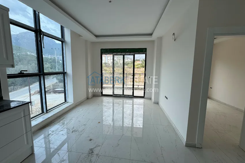 Purchase 1+1 apartment with mountain views in Alanya, Oba district 5 