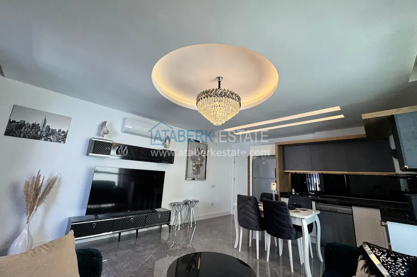 Purchase  3+1 apartment in the center of Alanya, Keykubat beach area — single-level with furniture  6 