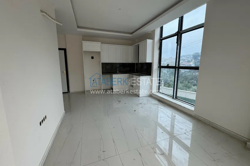 Purchase 1+1 apartment with mountain views in Alanya, Oba district 6 
