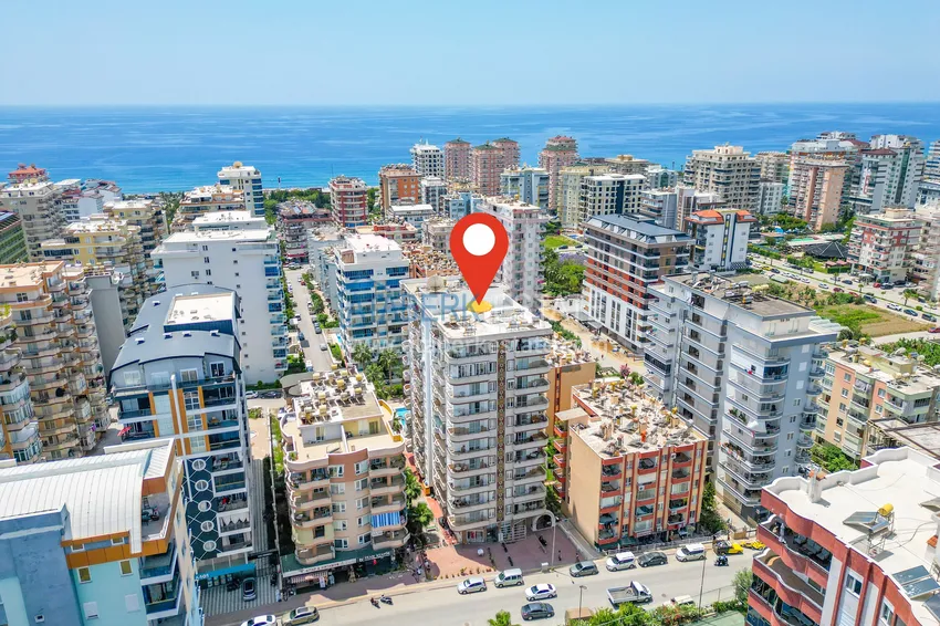 3+1 apartment in Mahmutlar near the sea - Ataturk Street 1 