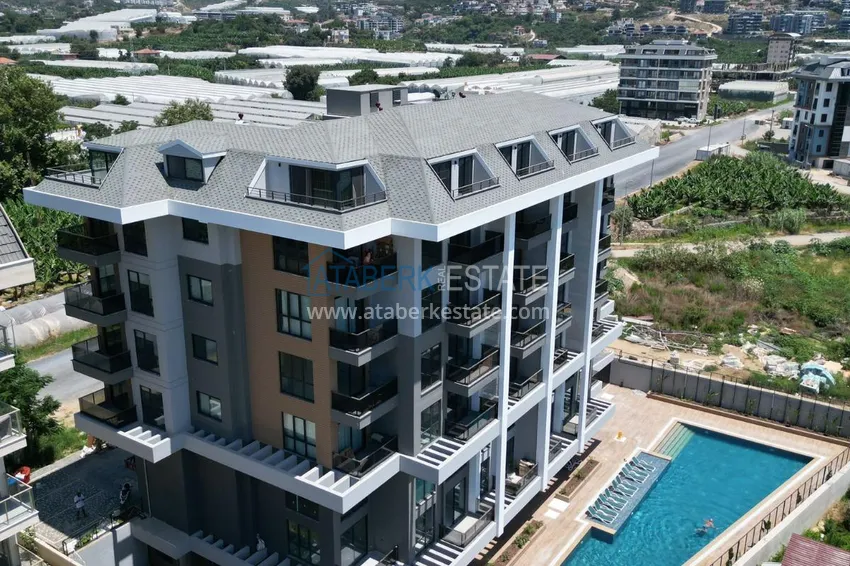 1+1 apartment in Kargicak - 250 meters from the sea 4 