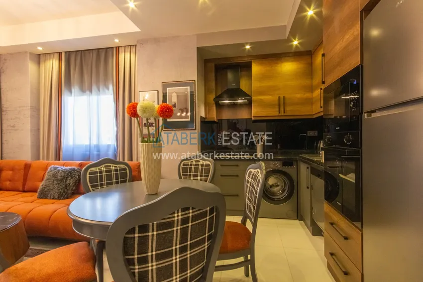 Purchase 2+1 apartment with designer furniture in Mahmutlar - resort complex, 550 m from the sea 11 