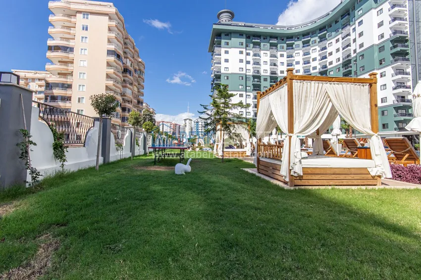 2+1 apartment with designer furniture in Mahmutlar - resort complex, 550 m from the sea 13 