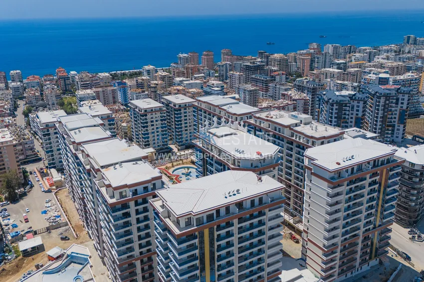 Elite two-story penthouse 4+1 with sea and fortress views - Mahmutlar center 1 