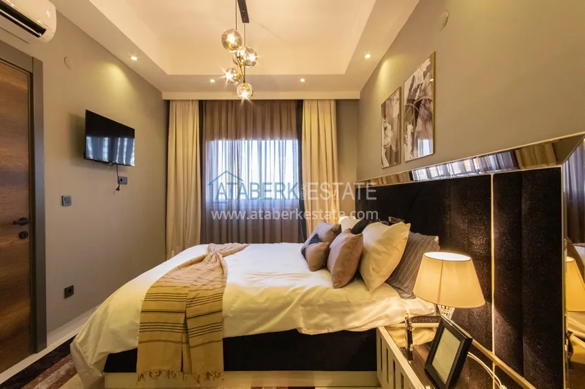 Purchase 2+1 apartment with designer furniture in Mahmutlar - resort complex, 550 m from the sea 17 