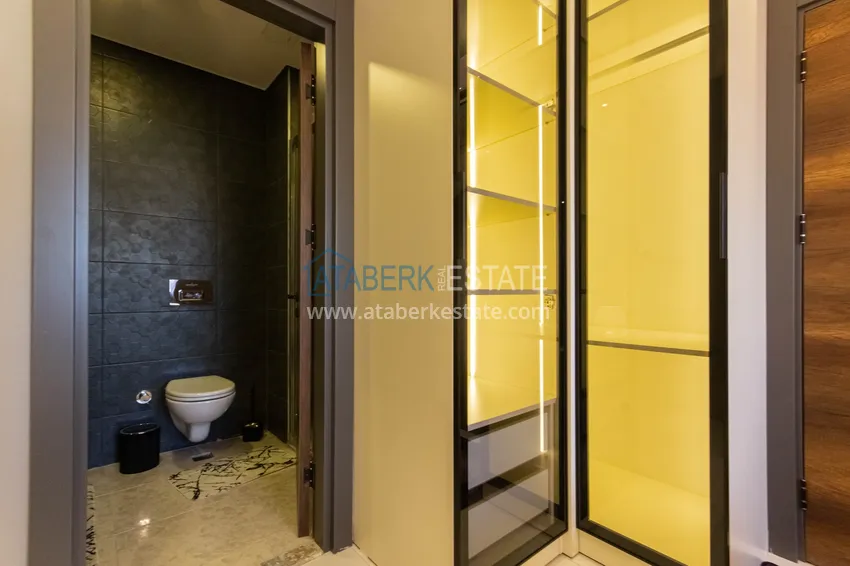 Purchase 2+1 apartment with designer furniture in Mahmutlar - resort complex, 550 m from the sea 18 