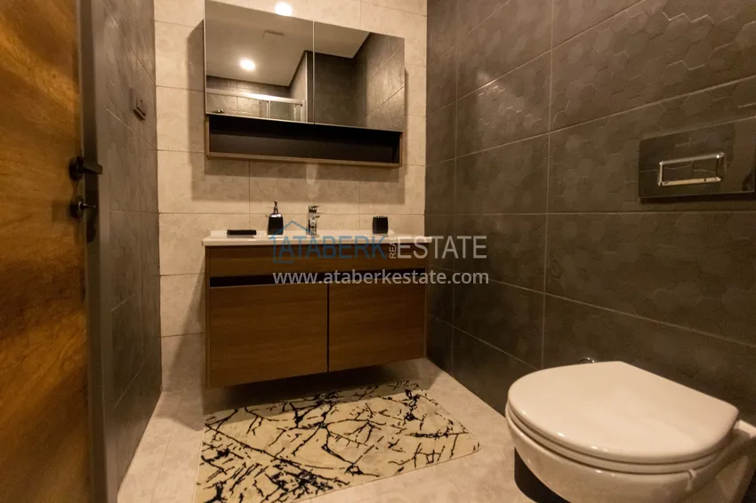 Purchase 2+1 apartment with designer furniture in Mahmutlar - resort complex, 550 m from the sea 19 