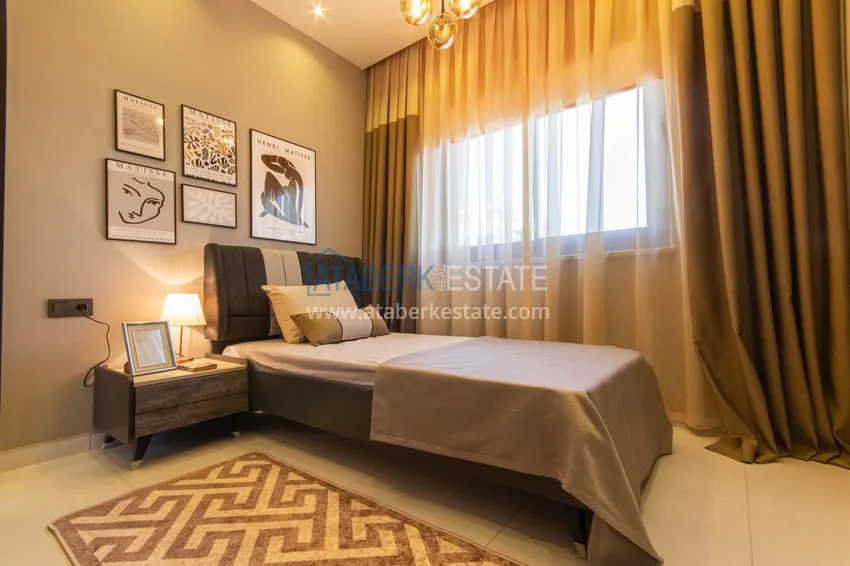 Purchase 2+1 apartment with designer furniture in Mahmutlar - resort complex, 550 m from the sea 22 